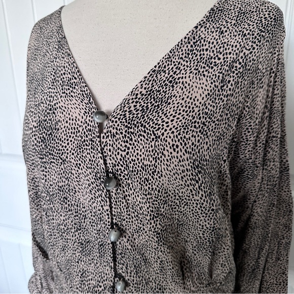 Zara Cheetah Print Blouse - Picture 2 of 6